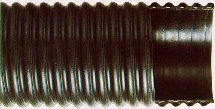 Pacific echo spiralite 1100 black corrugated rubber static dissipating material handling suction hose