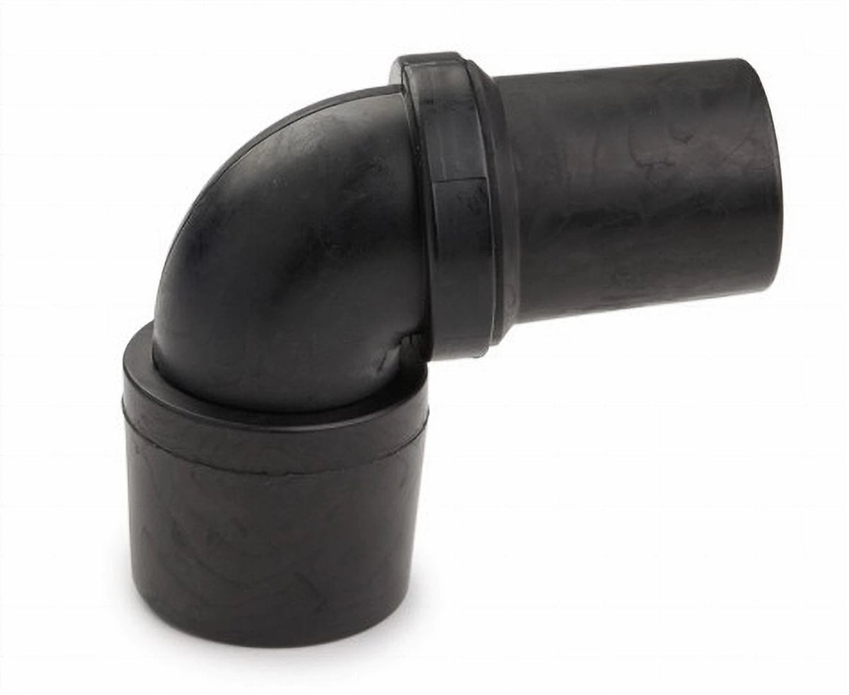 Flexaust 101928WO Hose End,Blk, 90 Deg Swivel Hose Cuff for industrial vacuum cleaning systems