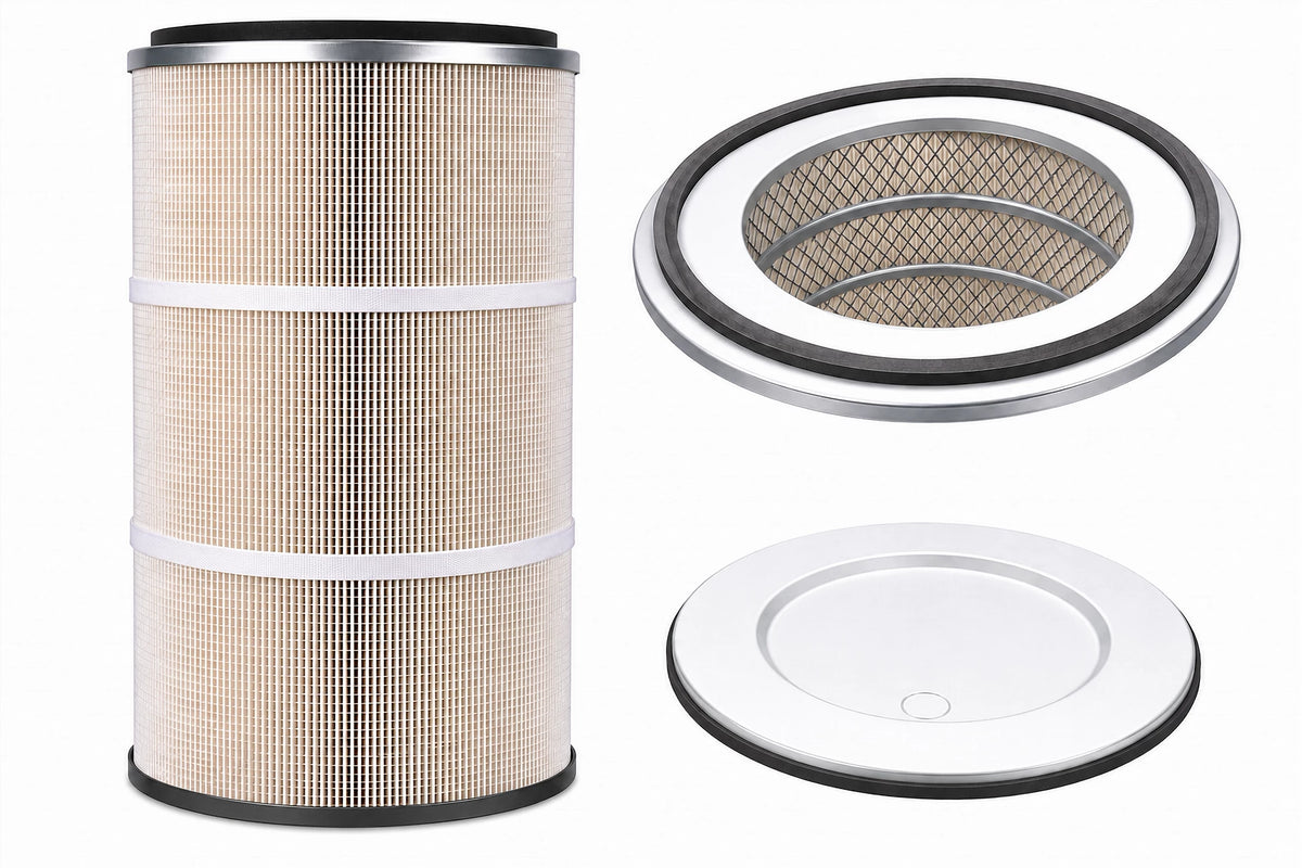 Aer Control Systems 1043-27 nano cartridge filter for industrial dust collection