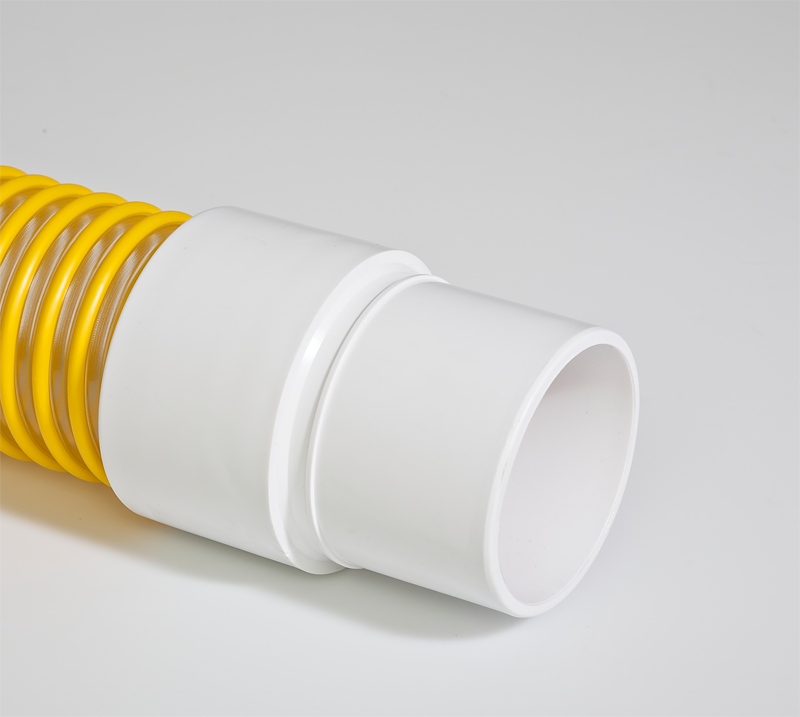 Flexaust Flex Tube Screw Cuffs also known as hose ends can be screwed or cemented to the end of Flex Tube Hoses. The hose ends protects the hose from damage from fraying apart and coming unraveled and extends the service life of the hose.