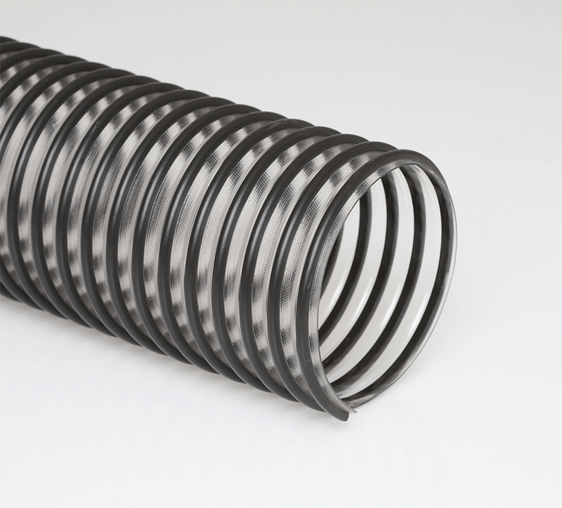 Flex-Tube PV Hose Industrial Vacuum Cleaner Hose Lawn Leaf Collection Hose Lawn Leaf Vacuum Collection Hose Pharmaceutical Vacuum Hose Silica Dust Vacuum Hose Wet Pick-Up Vacuum Hose Woodworking Vacuum Hose Woodworking Dust Collection Hose Hose Furniture Industry Vacuum Pickup Hose Pvc Abrasion Resistant Vacuum Hose