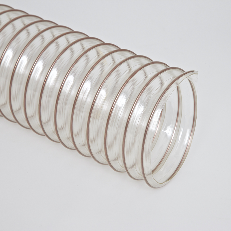 Flexaust Flx-Thane SD Hose Medium Duty Abrasive material handling woodworking hose, industrial vacuum hose. Flexaust Flx-Thane SD Polyurethane Static Dissipative Wire Supported Hose. Flexaust Flx-Thane SD Pharmaceutical Hose. Flexaust Flx-Thane SD Chemical Resistant Hose. Flexaust Flx-Thane SD Dust Collection Hose.