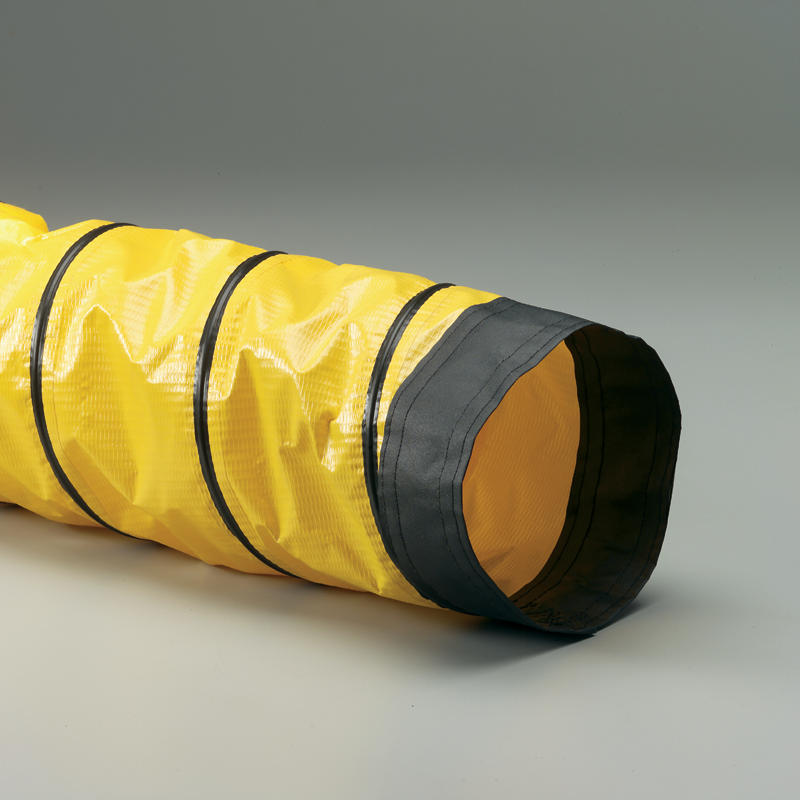 Flexaust Springflex FSP-5 A/C Ventilation Hose Springflex FSP-5 Chiller Hose Flexaust FSP-5 Confined Space Ventilation Hose FSP-5 Dehumidification Hose Flexaust FSP-5 Dog Agility Hose Springflex FSP-5 Event Tent HVAC Hose Flame Retardant Ducting Hose Light Weight Blower Duct Hose Portable Retractable Ducting Hose