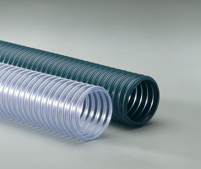 Flexaust R-3 PVC wire-supported ducting hose for air duct cleaning and ventilation