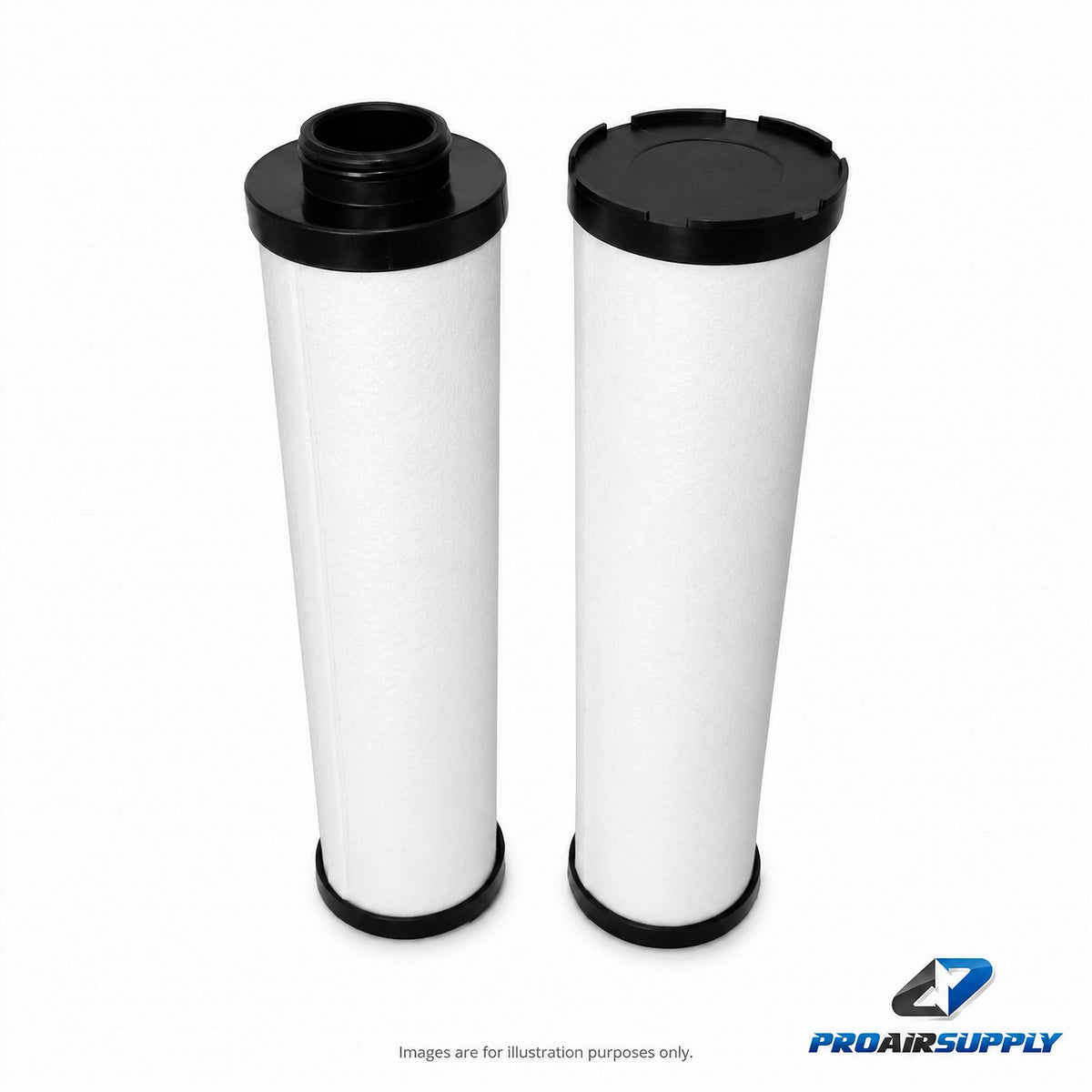 Zeks E250H coalescing air filter replacement element removing oil aerosols for compressed air systems