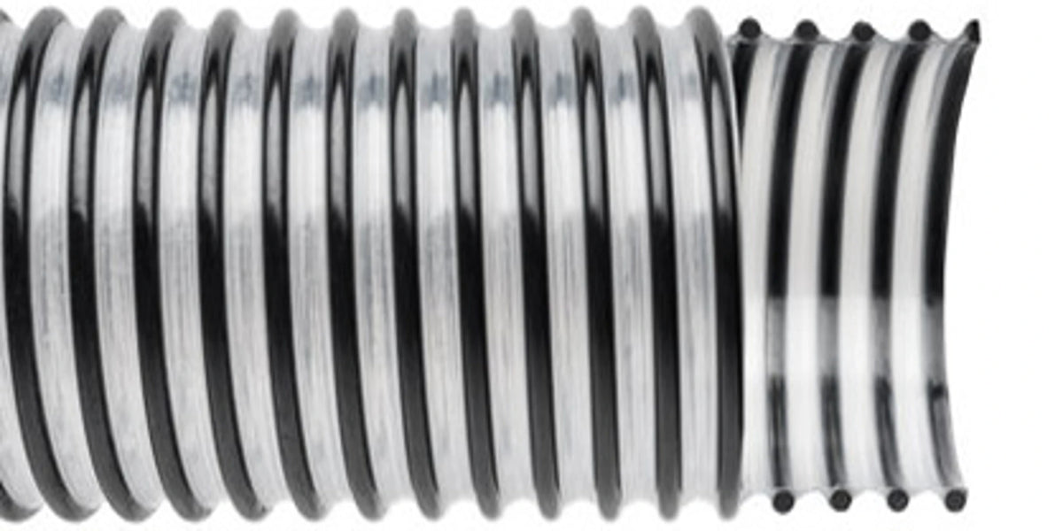 Pacific Echo Spiralite 940 Urethane-Blended PVC Abrasive Ducting Hose