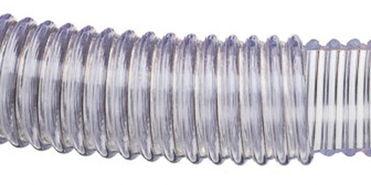 Pacific Echo Spiralite W145 FDA Clear Static-Wire Suction Hose