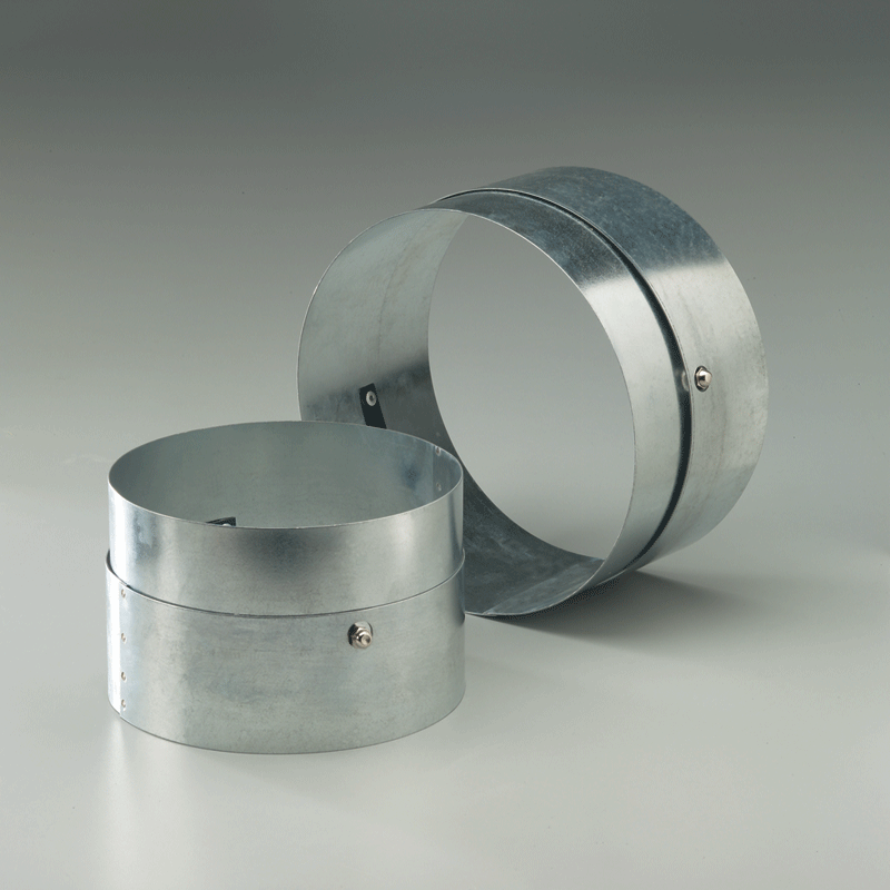 Flexible ducting Hoses Pin Lock Connectors for Flexaust ventilation exhaust and fume collection Hoses.