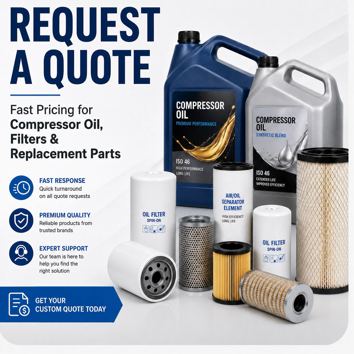 Replacement ASC CO FI750ACAA-CB coalescing air filter for FI750ACAA-CB, designed to remove oil aerosol, water mist, and fine contaminants.