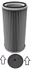 This is an aftermarket dust collector cartridge filter for the brand AIR MAN HOKUETSU part number 3214306800