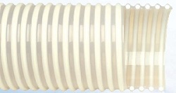 Pacific echo spiralite 920 clear pvc polyurethane blended material handling hose