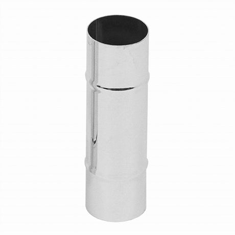 Flexaust 150CM Connector, 1.5 Inch x 5 Inch Chromed Adapter for industrial vacuum cleaning systems