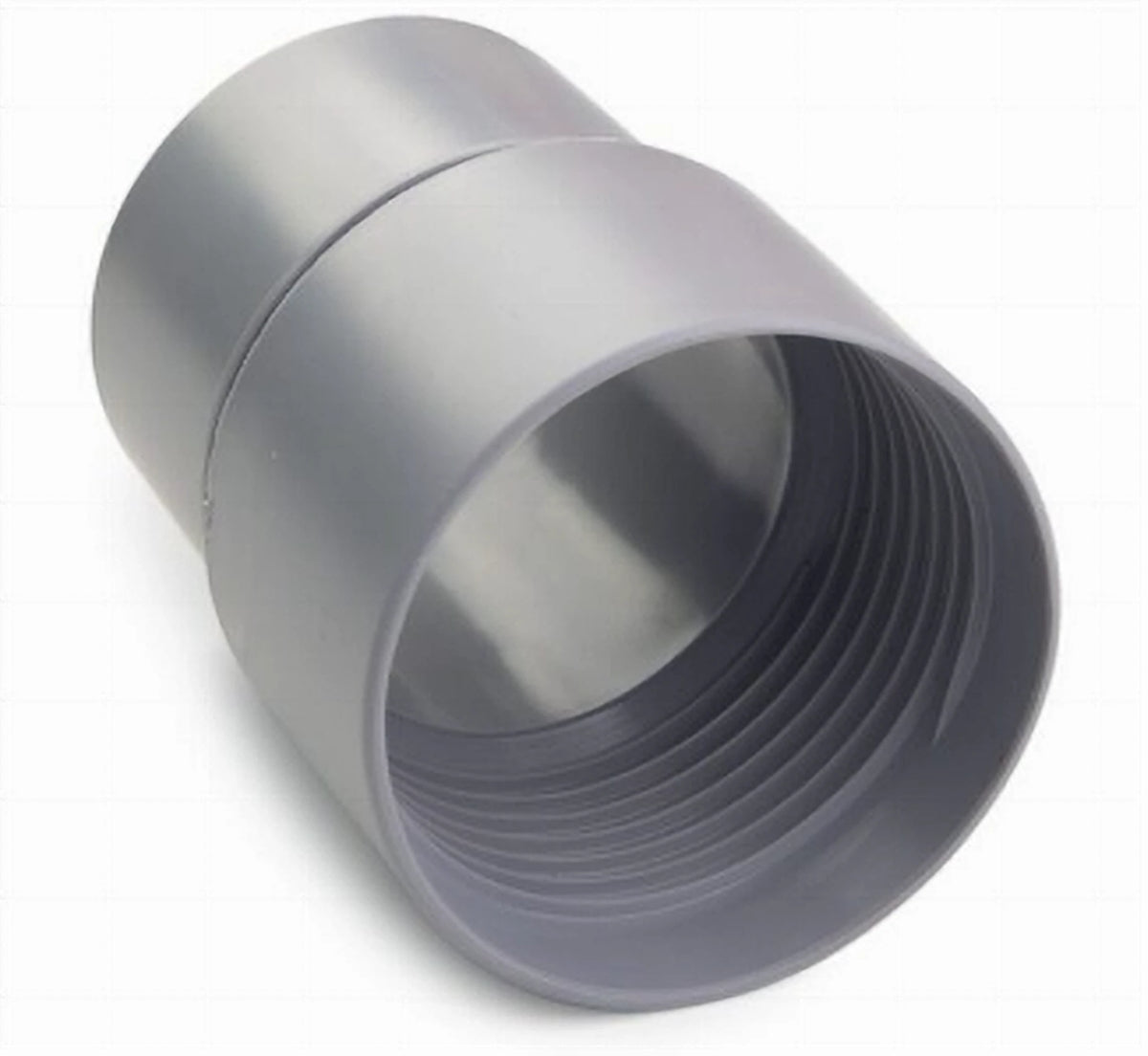 Flexaust 300UE Hose End, Gray, 3 Inch Standard Hose Cuff for industrial vacuum cleaning systems
