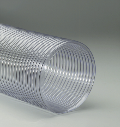 Flexaust ADC PVC wire-supported ducting hose for air duct cleaning and ventilation
