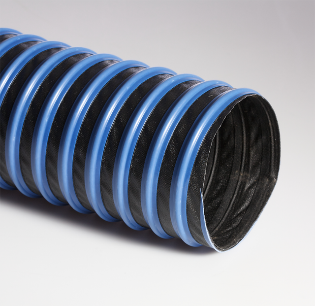 Flexaust CWC-W Hose CWC-W Air Duct Cleaning Hose Flexaust CWC-W Bridge Cleaning Filtering Hose CWC-W Flame Retardant Hose Flexaust CWC-W Furnace Duct Hose CWC-W Sand Blasting Hose Flexaust CWC-W Tractor Pull Exhaust Hose CWC-W External Wearstrip Hose Flexaust CWC-W Double-ply black neoprene coated polyester fabric Hose