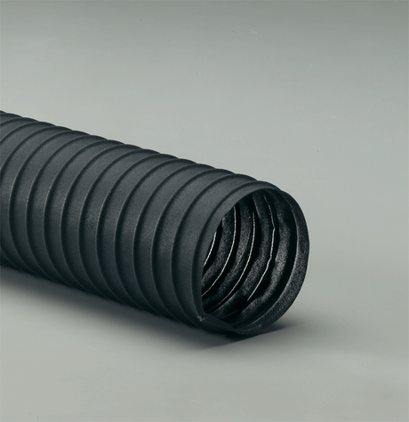 Flexaust CWS Hose CWS Auto Tellers Hose Flexaust CWS Confined Space Ventilation Hose CWS Flame Retardant Hose Flexaust CWS Shipyards Hose CWS Ventilation Hose Flexaust CWS Flame Retardant Hose Flexaust CWS Chemical Resistant Hose CWS  Hose Flexaust CWS Single Py black neoprene coated polyester fabric Hose