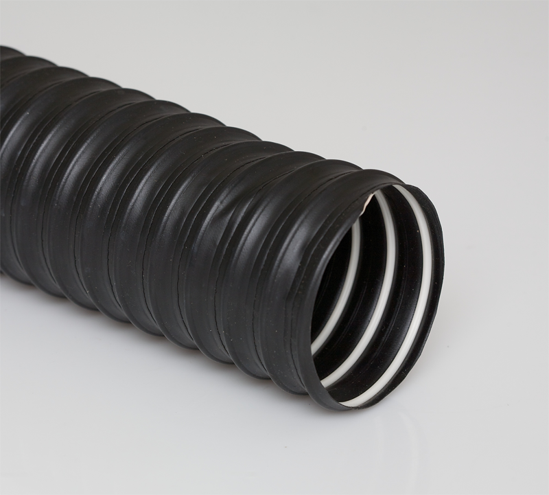 Flexible ducting DFD-T for ventilation exhaust and fume collection systems.