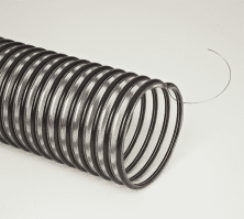 Flex-Tube Flex Stat 80 Hose Grain Vac Hose Plastic Pellet Transfer Hose Powder Transfer Vacuum Hose Bulk Powder Material Transfer Vacuum  Hose Surface Per Dust Collection Hose Very Heavy Weight Extreme Abrasion Resistant Vacuum Hose Anti Static Vacuum Hose Hopper Loading Systems Vacuum Hose Wire Supported Vaccum Hose