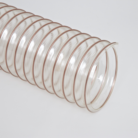 Flexaust Flx-Thane SD Hose Medium Duty Abrasive material handling woodworking hose, industrial vacuum hose. Flexaust Flx-Thane SD Polyurethane Static Dissipative Wire Supported Hose. Flexaust Flx-Thane SD Pharmaceutical Hose. Flexaust Flx-Thane SD Chemical Resistant Hose. Flexaust Flx-Thane SD Dust Collection Hose.