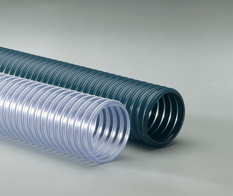 Flexaust R-2 PVC wire-supported ducting hose for air duct cleaning and ventilation