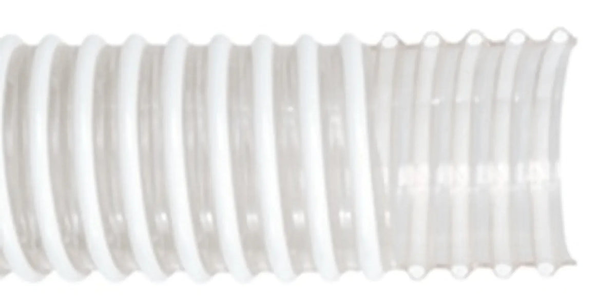 Pacific Echo Spiralite 190 Clear PVC Light-Duty Ducting & Transfer Hose