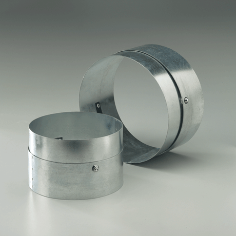 Flexible ducting Hoses Pin Lock Connectors for Flexaust ventilation exhaust and fume collection Hoses.