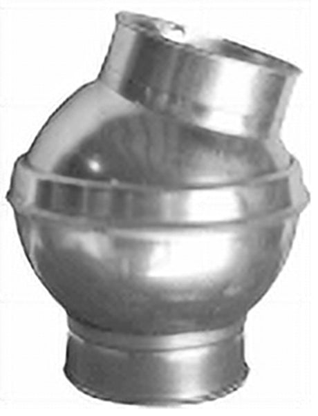 12 Inch quick connect ball joint in galvanized or stainless steel for industrial dust collection and vacuum duct systems