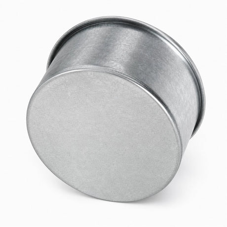 24 Inch quick connect closed end cap in galvanized or stainless steel for industrial dust collection and vacuum duct systems