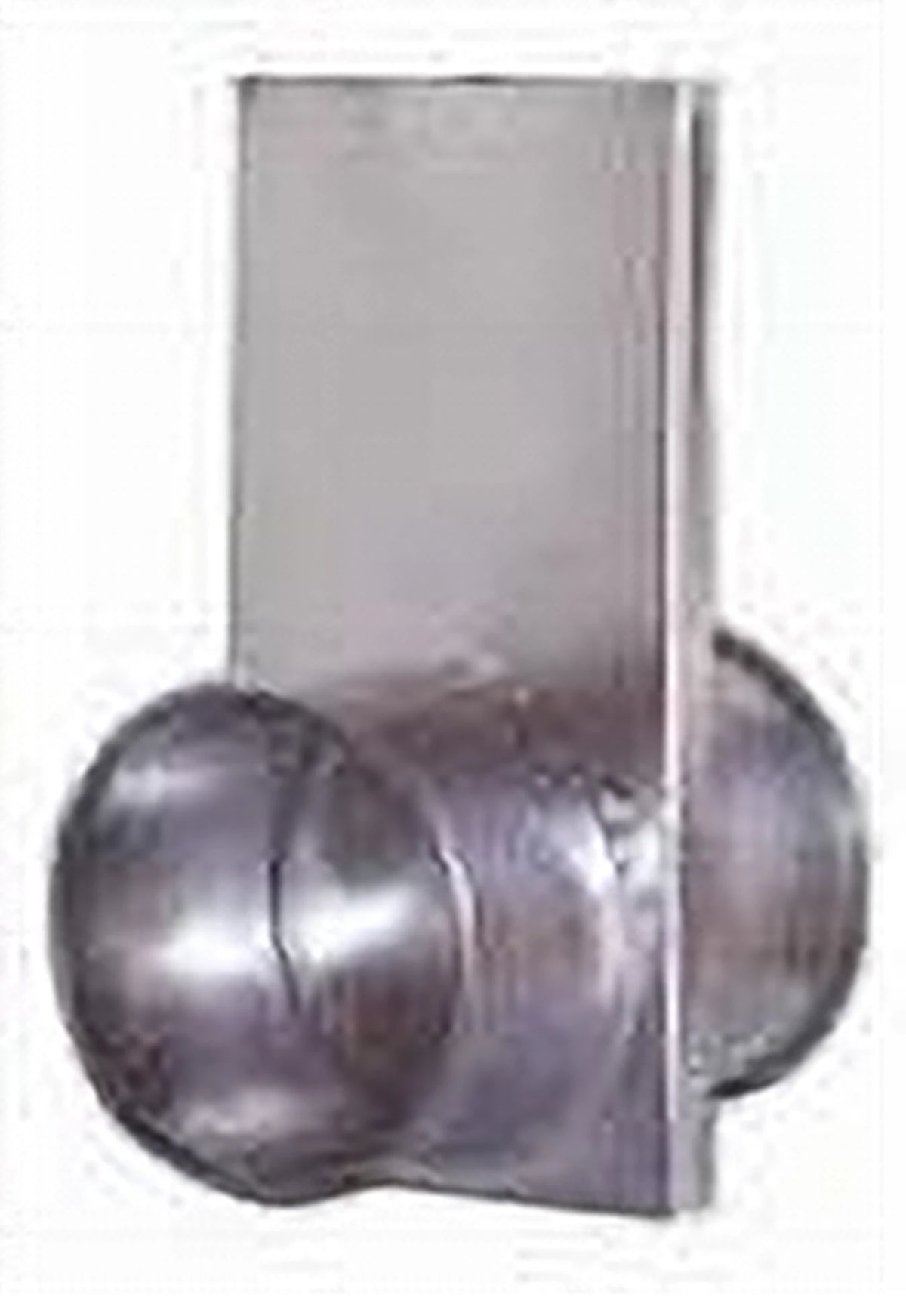 24 Inch quick connect manual blast gate in galvanized or stainless steel for dust collection, conveying and vacuum duct syste