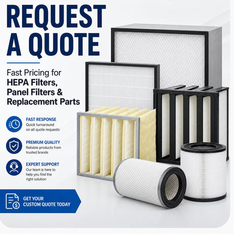 Aer Control Systems 1040-01 HEPA filter replacement element for industrial air filtration systems and clean air applications