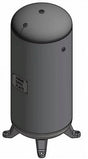 Samuel A10047 120 gallon 200 PSI vertical compressed air receiver tank for industrial air storage and pressure support