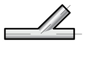 11LAT8003 11 Gauge 8 OD Tube Lateral 30 degree