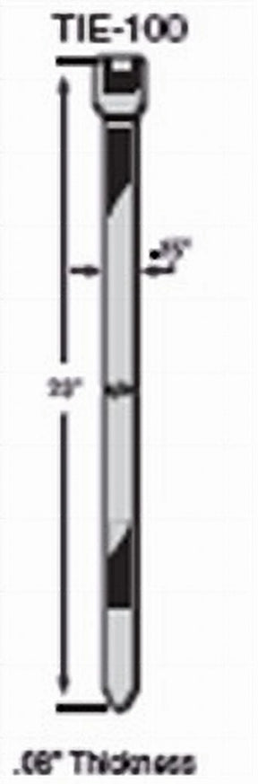 TIE-100 23 Inch Cable Tie 100 Count Heavy Duty