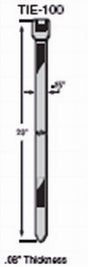 TIE-100 23 Inch Cable Tie 100 Count Heavy Duty