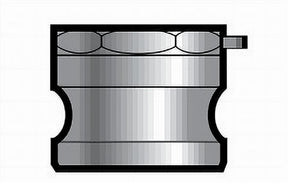 A600FAL 6 Female NPT x Male Cam and Groove Part A Adapter