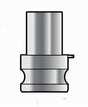 AWSP500AL-10A 5 Pipe x Male Cam and Groove Part AWSP Adapter