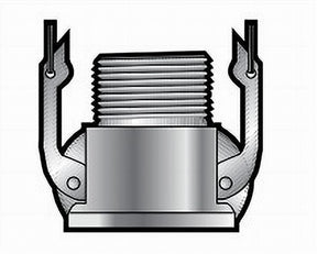 B400FAL 4 Male NPT x Female Cam and Groove Part B Coupler