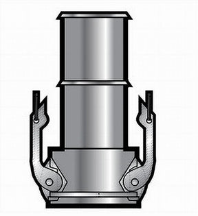 C600FAL 6 Hose Shank x Female Cam and Groove Part C Coupler