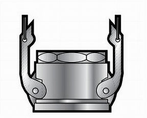 D600FAL 6 Female NPT x Female Cam and Groove Part D Coupler