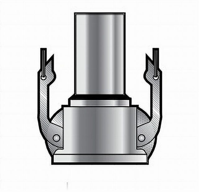 DWS500AL 5 OD Tube x Female Cam and Groove Part DWS Coupler Weld Stub