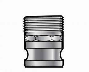 F400FAL 4 Male NPT x Male Cam and Groove Part F Adapter