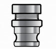 FC300AL 3 OD Tube x Male Cam and Groove Part FC Adapter with Compression Nut