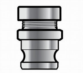 FC300AL 3 OD Tube x Male Cam and Groove Part FC Adapter with Compression Nut