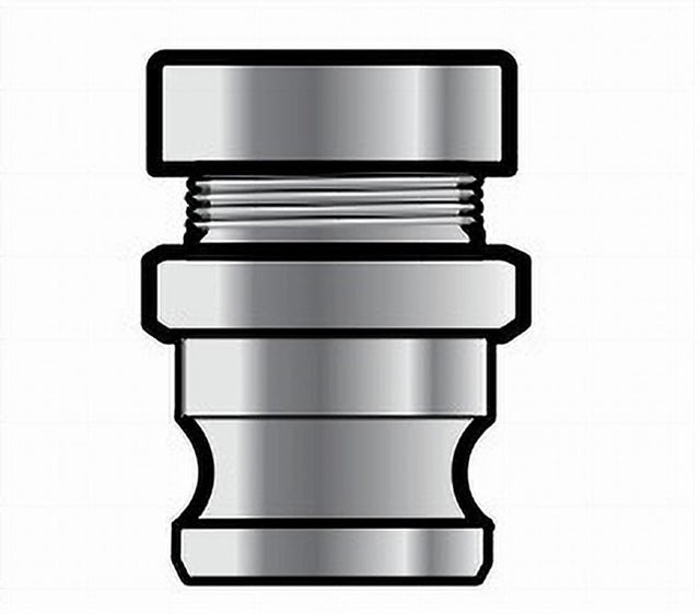 FC300AL 3 OD Tube x Male Cam and Groove Part FC Adapter with Compression Nut