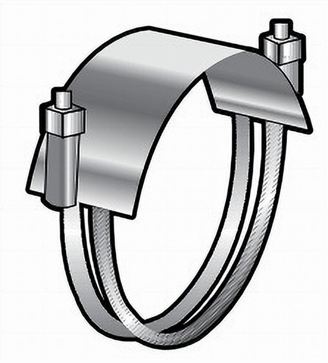 SDBC800 8 Spiral Double Bolt Coupling CCW for PVC Corrugated Hose