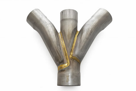 DYL-8161 8 OD x 8 OD 14 Gauge Standard Double Branch 45 Degree