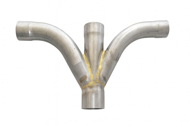 DTY-816 8 OD x 8 OD 14 Gauge Standard Double Branch 90 Degree