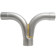 DY-615 6 OD 14 Gauge Standard Radius Double Wye 90 Degree