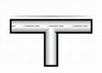 11TEE600 11 Gauge 6 OD Tube Tee