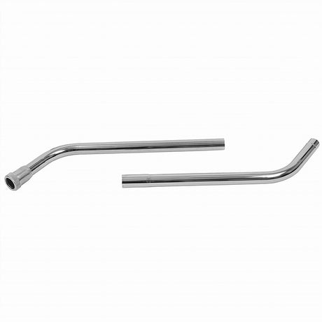 Flexaust 22C Wand,2 Bend,2 Pc,Chrome Plated Steel,1.5 Inch Vacuum Wand for industrial vacuum cleaning systems